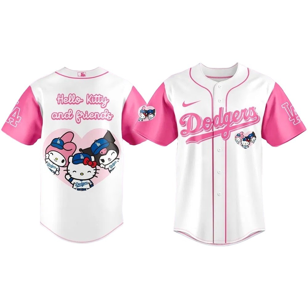 Baseball Team Hello Kitty Night Pink Kuromi 2025 Baseball Jersey