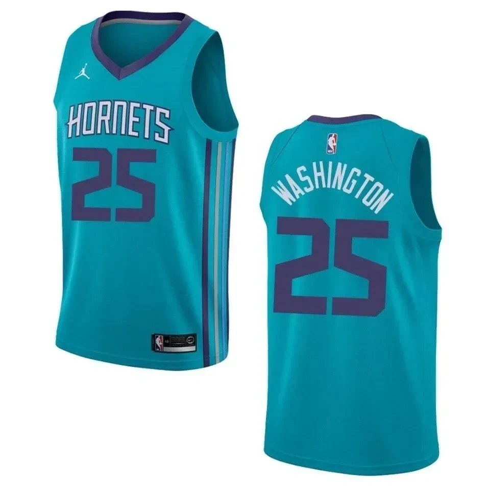 Men's Charlotte Hornets P.J. Washington Icon Swingman Jersey Teal - Multi Color