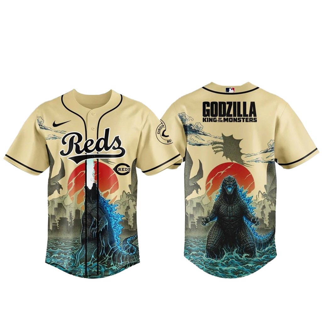 Baseball Team x Godzilla King of The Monsters Baseball Jersey