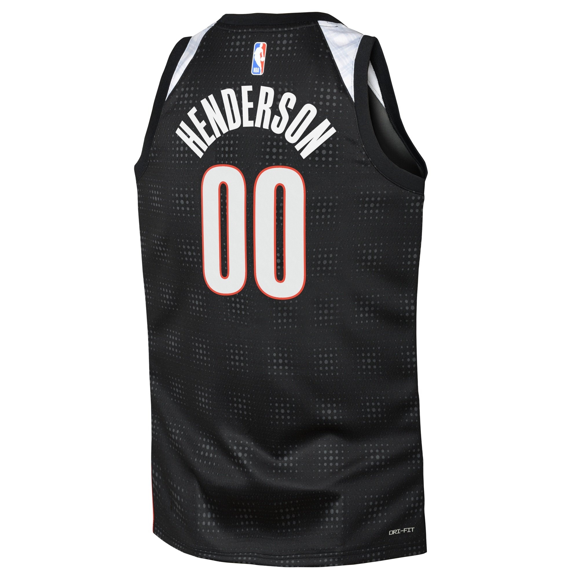Portland Trail Blazers City Edition Swingman Jersey 2024 Black Scoot Henderson Unisex