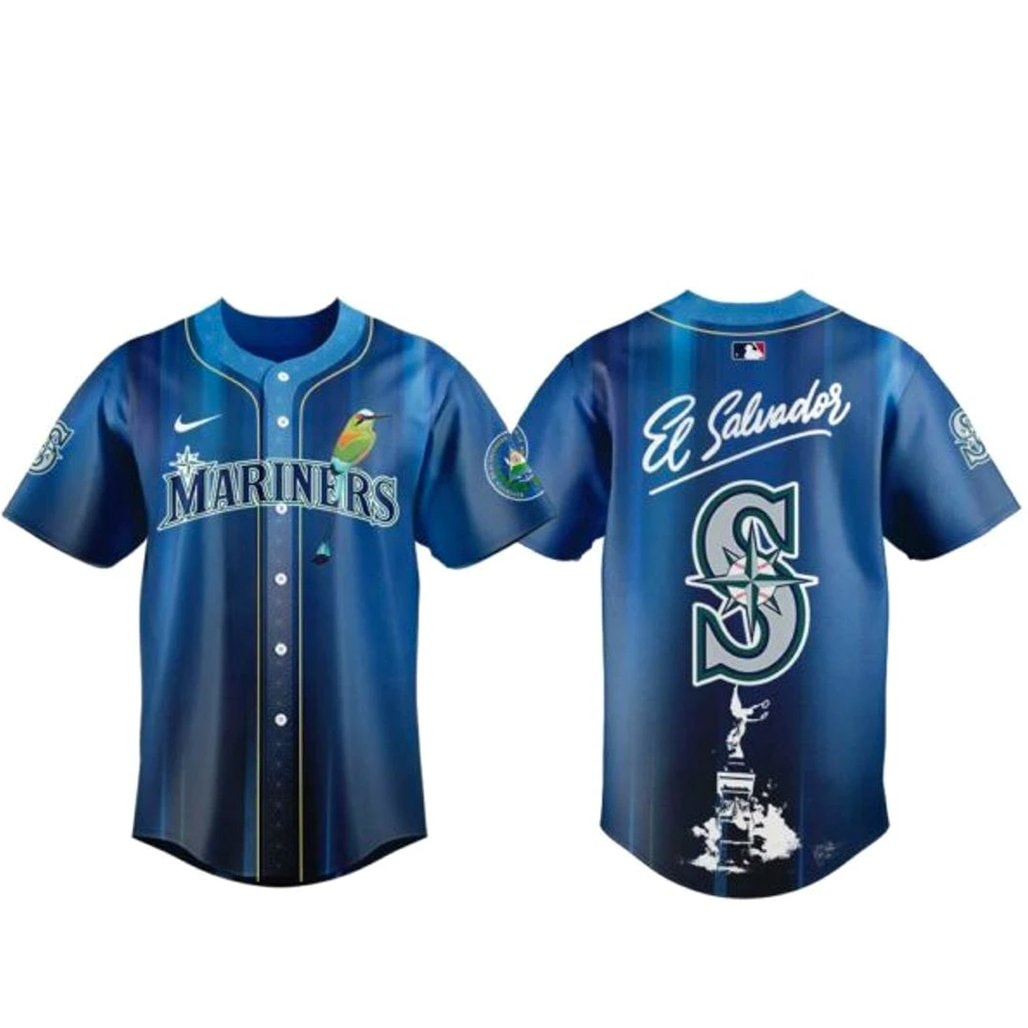 Baseball Team Salvadoran Heritage Day 2026 Baseball Jersey