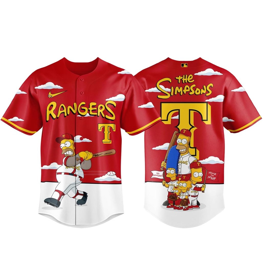 Baseball Team x The Simpsons 2026 Major Gameday Baseball Jersey