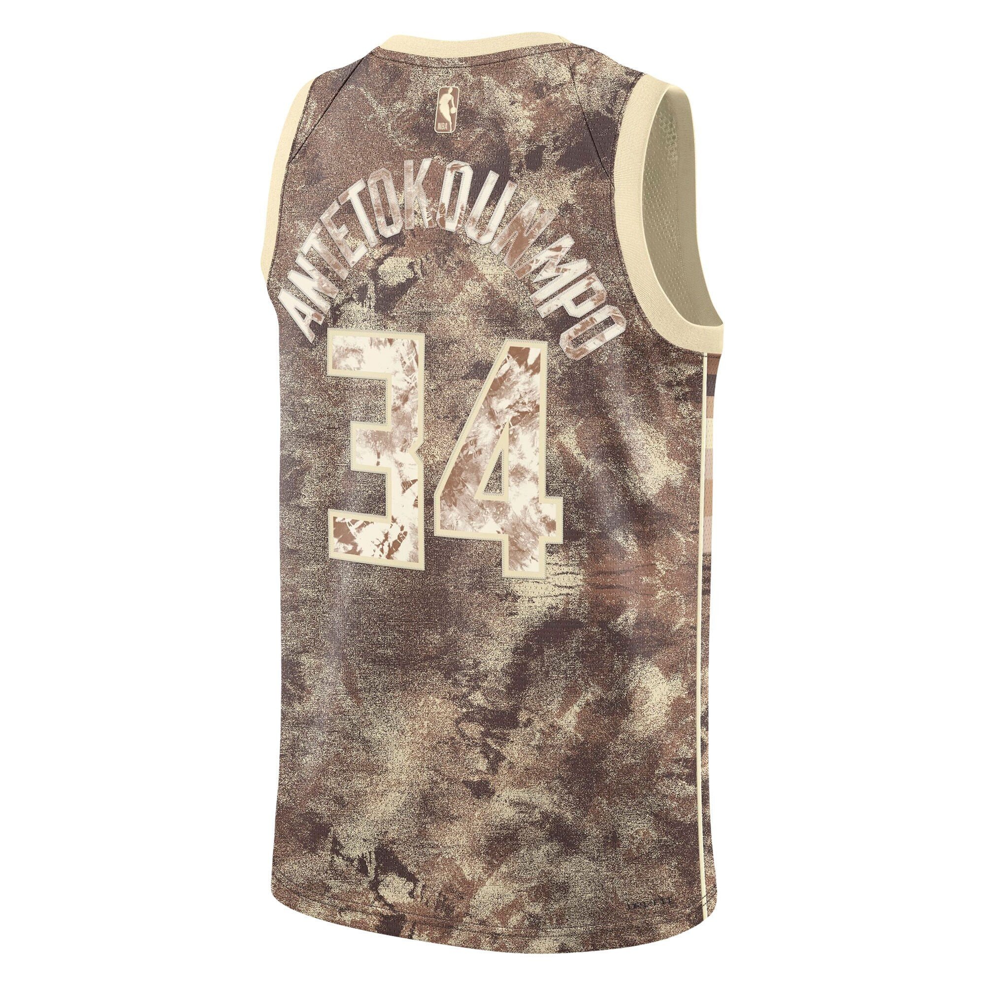 Giannis Antetokounmpo 34 Milwaukee Unisex Select Series Swingman Jersey - Multicolor