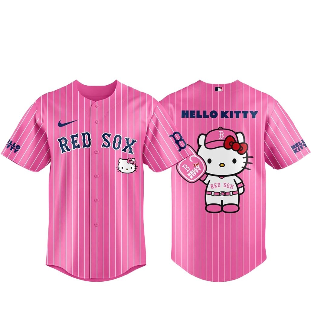 Baseball Team x Hello Kitty 2026 Pink Baseball Jersey