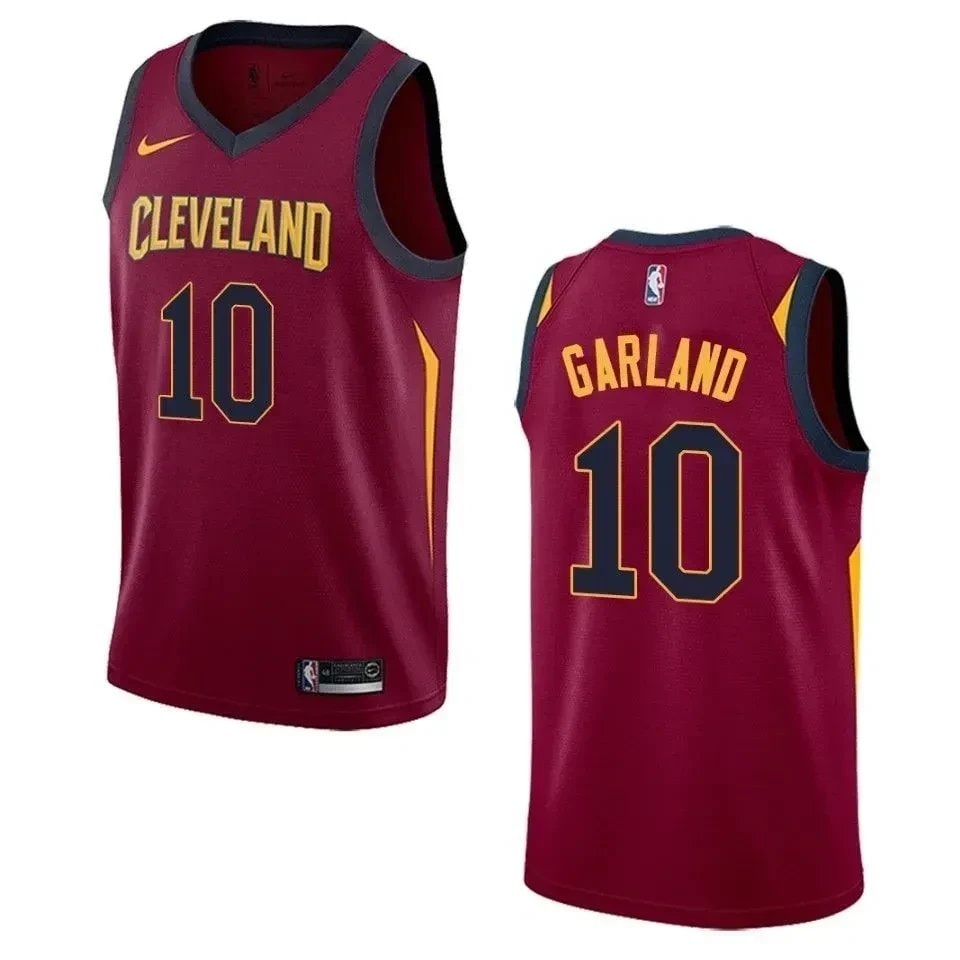 Men's Cleveland Cavaliers Darius Garland 10 Icon Swingman Jersey Maroon