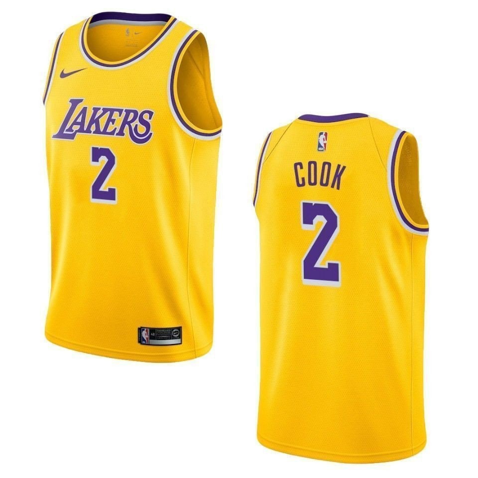 Men's Basketball Team 2 Quinn Cook Icon Swingman Jersey - Yellow
