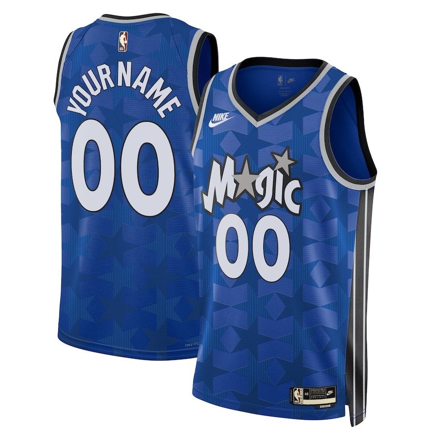 Orlando Magic Unisex 2023/24 Custom Swingman Jersey Classic Edition Blue