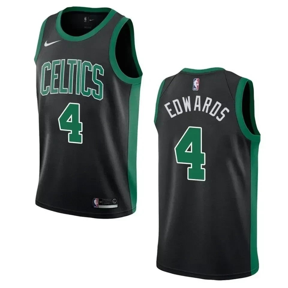 Men's Boston Celtics Carsen Edwards Statement Swingman Jersey Black S-3XL