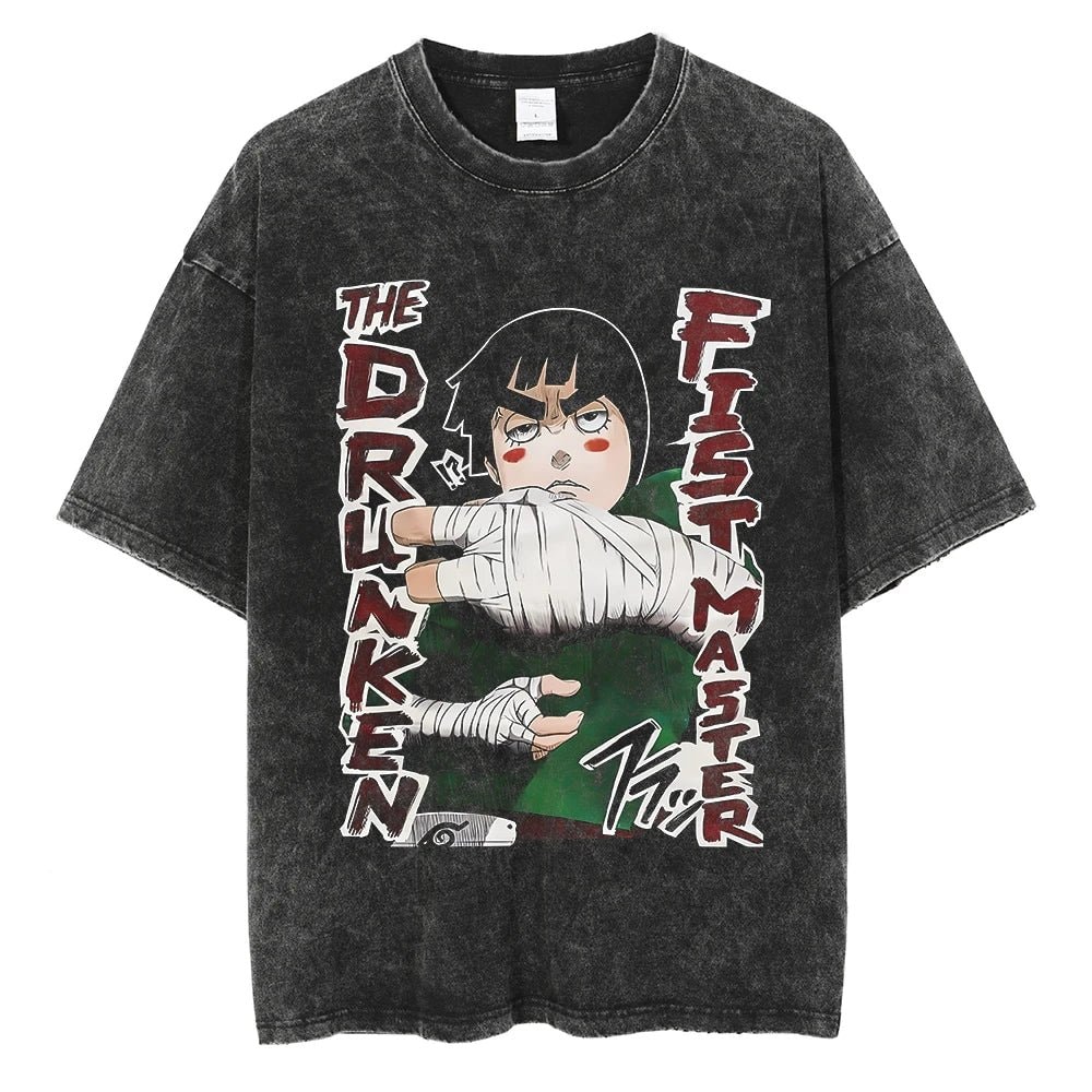 Rock Lee "Drunken Fist" Vintage T-shirt