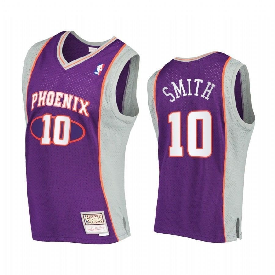 Men's Jalen Smith Phoenix Suns Hardwood Classics Jersey Purple Size S-3XL