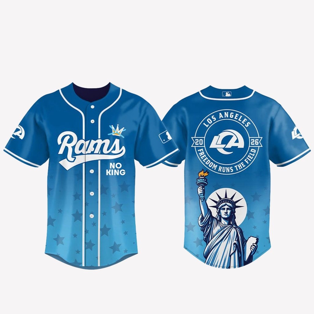 Football Team 2026 No Basketball Team Freedom Runs The Field Baseball Jersey