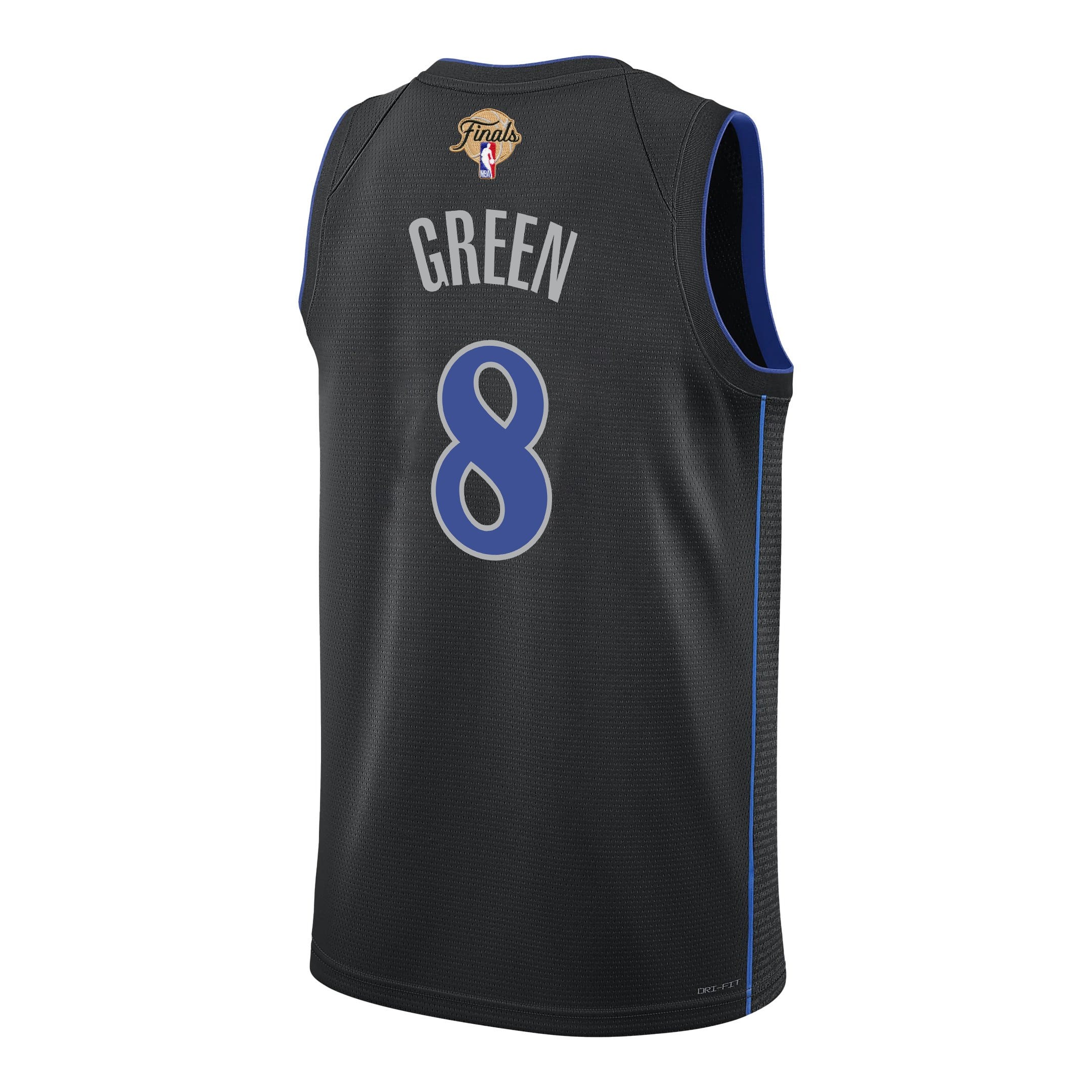Josh Green 8 Dallas Mavericks 2024 Finals Patch Swingman Jersey City Edition Black