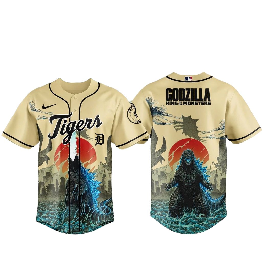 Baseball Team x Godzilla King of The Monsters Baseball Jersey
