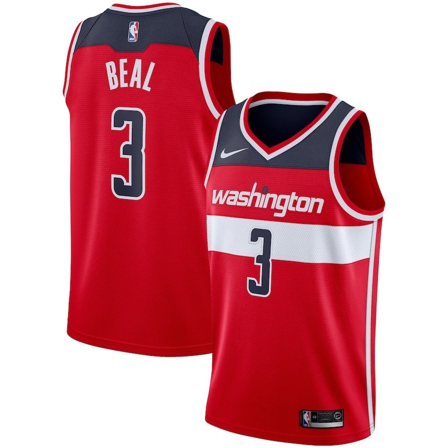 Bradley Beal 3 Washington Wizards Unisex Swingman Jersey Icon Edition Red