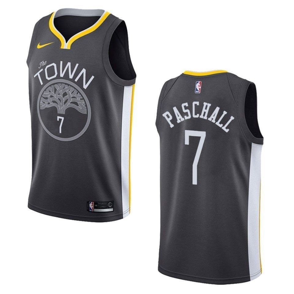 Men's Basketball Team 7 Eric Paschall Statement Swingman Jersey - Black