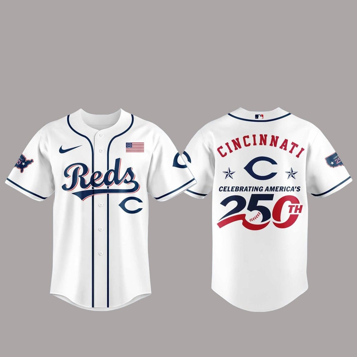 Baseball Team America 250th Anniversary Of USA 2026 Baseball Jersey
