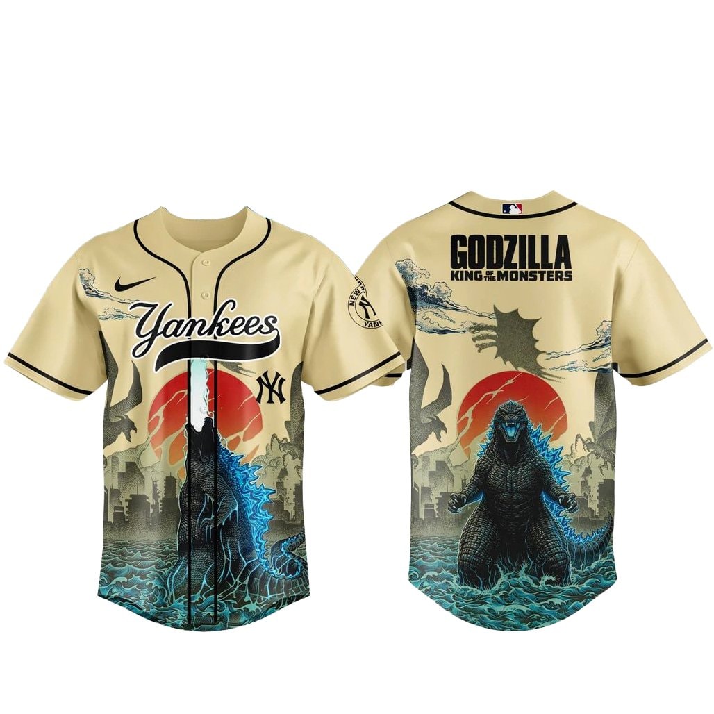 Baseball Team x Godzilla King of The Monsters Baseball Jersey