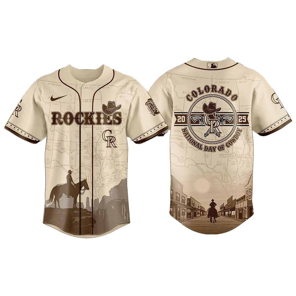 Baseball Team X National Day Of Cowboy Baseball Jersey