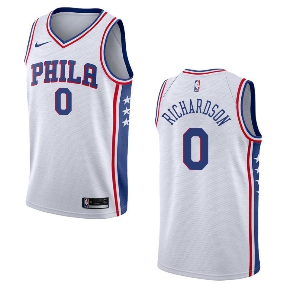 Men's Philadelphia 76ers Josh Richardson Association Swingman Jersey White