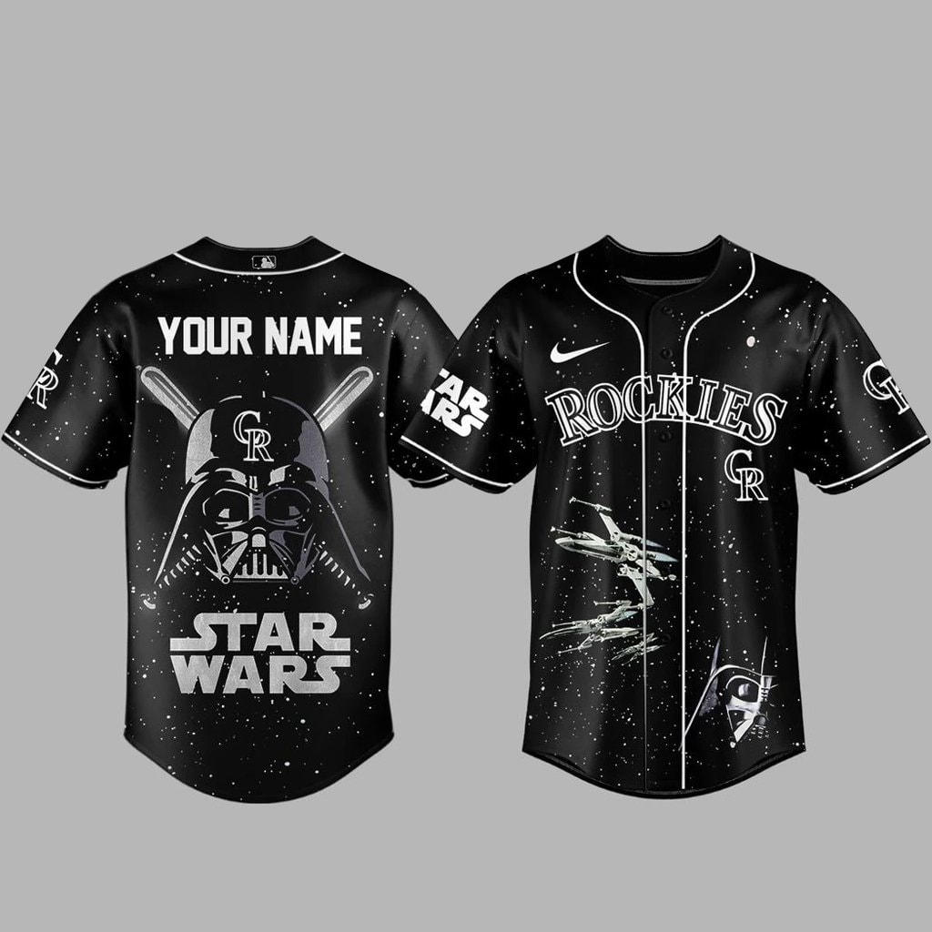 Custom Name Baseball Team x Star Wars 2026 Baseball Jersey