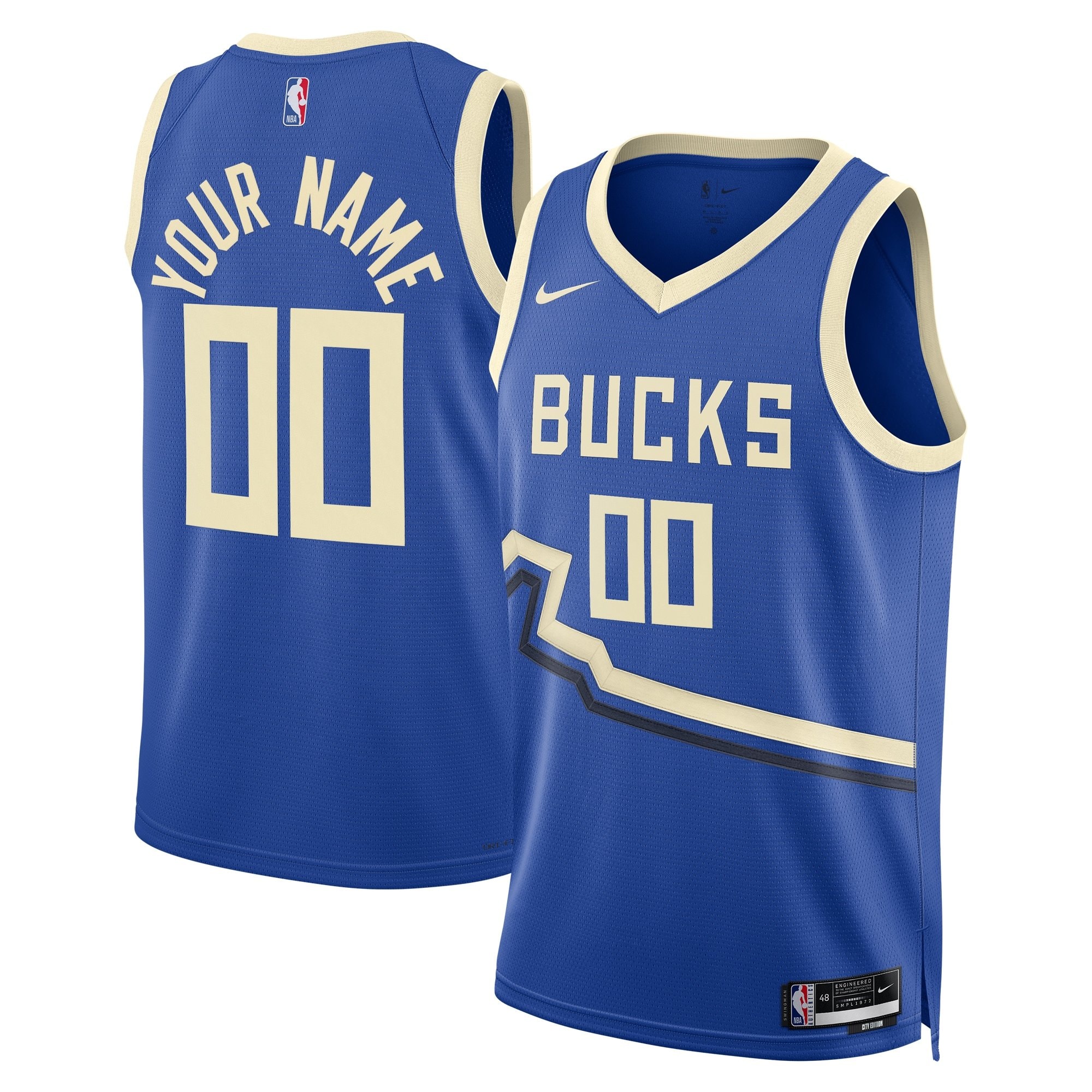 Milwaukee Bucks City Edition Swingman Jersey 2024 Custom Unisex Multicolor