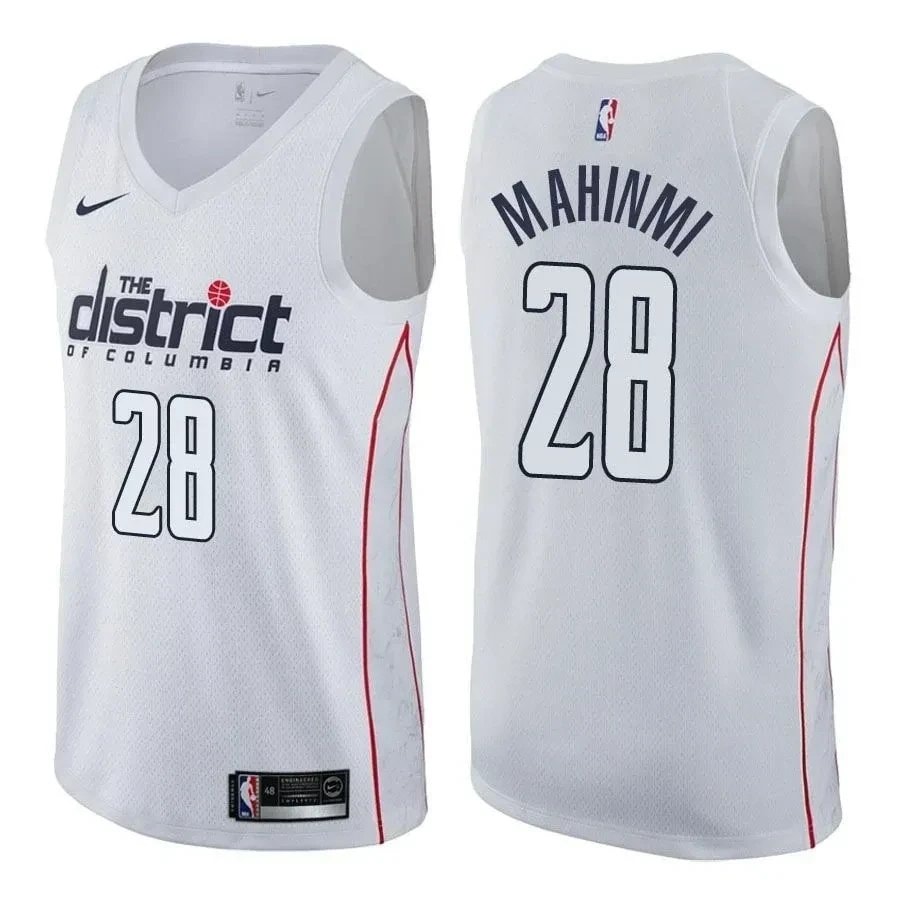 Ian Mahinmi 28 Wizards City Edition White Basketball Jersey Men's S-3XL