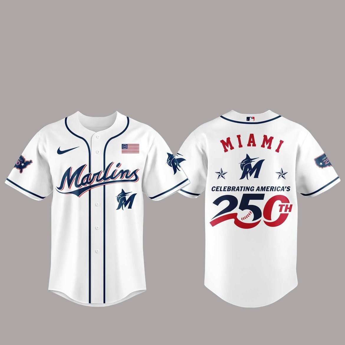 Baseball Team America 250th Anniversary Of USA 2026 Baseball Jersey