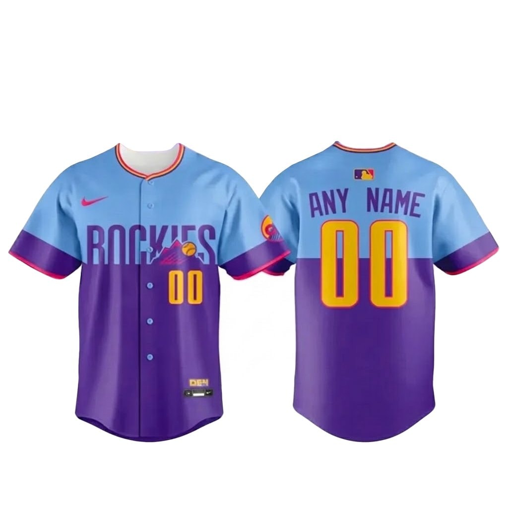 Baseball Team Purple-Light Baseball Jersey