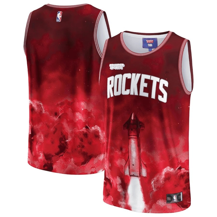 Basketball Team Basketball & KidSuper Studios Unisex Hometown Jersey - Red