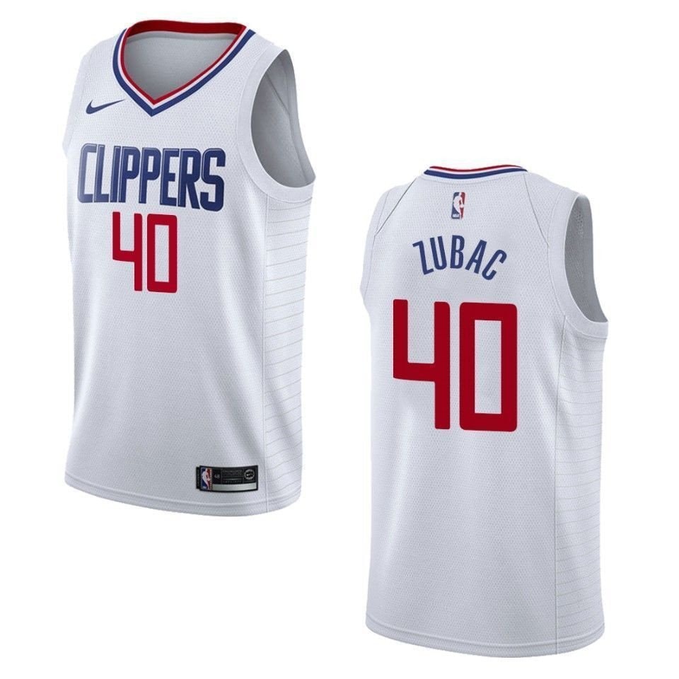 Men's Basketball Team 40 Ivica Zubac Association Swingman Jersey - White