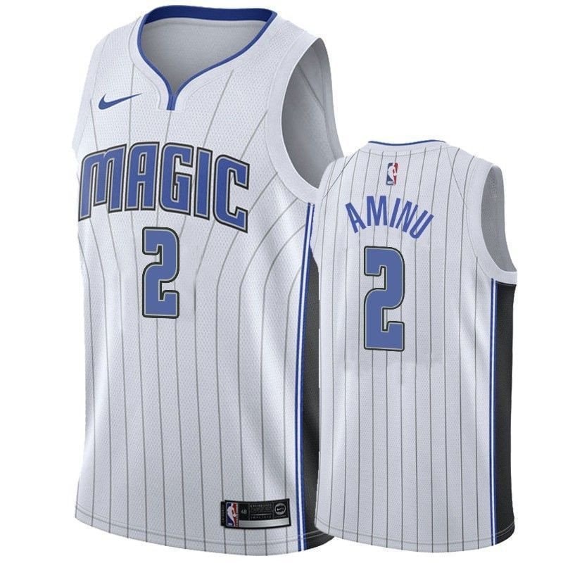 Men's Orlando Magic Al-Farouq Aminu #2 Association Multicolor Jersey