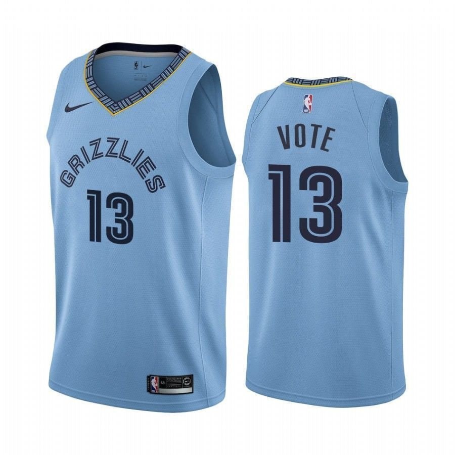 Men's Jaren Jackson Jr. Vote Grizzlies State Jersey Multicolor S-3XL