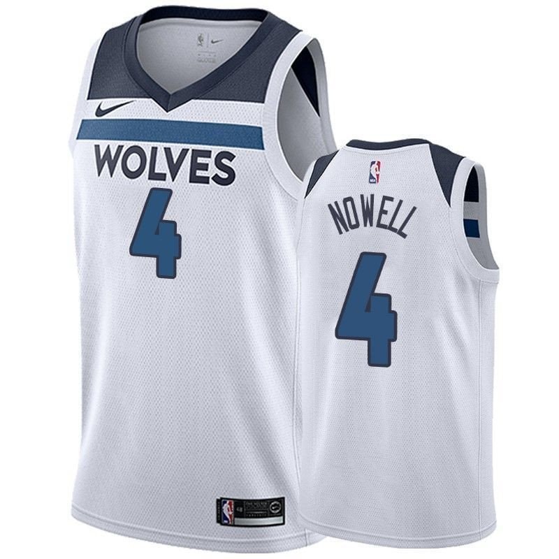 Men's Minnesota Timberwolves Jaylen Nowell #4 Association Jersey - Multicolor