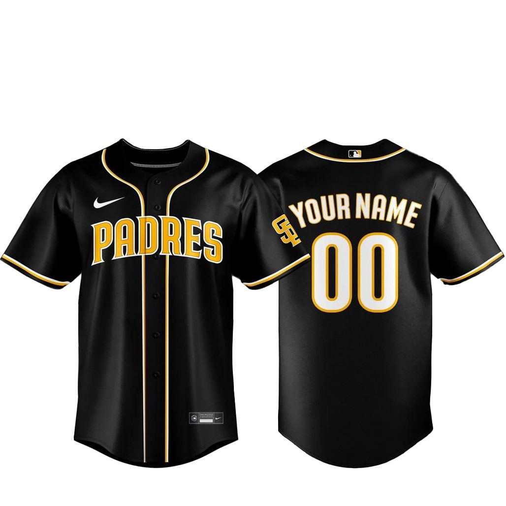 Custom Name and Number Baseball Team Blackout Built For The Night 2026 Baseball Jersey