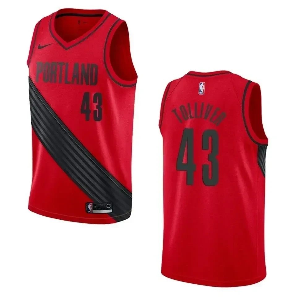 Men's Basketball Team 43 Anthony Tolliver Statement Swingman Jersey - Red