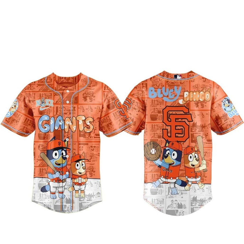 Baseball Team x Bluey And Bingo 2026 Night Baseball Jersey