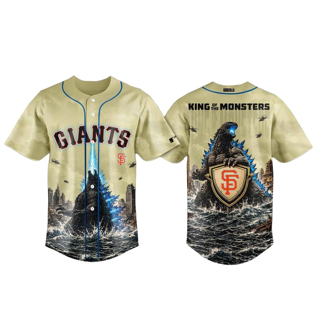 Baseball Team x Godzilla 2026 King Of The Monsters Baseball Jersey