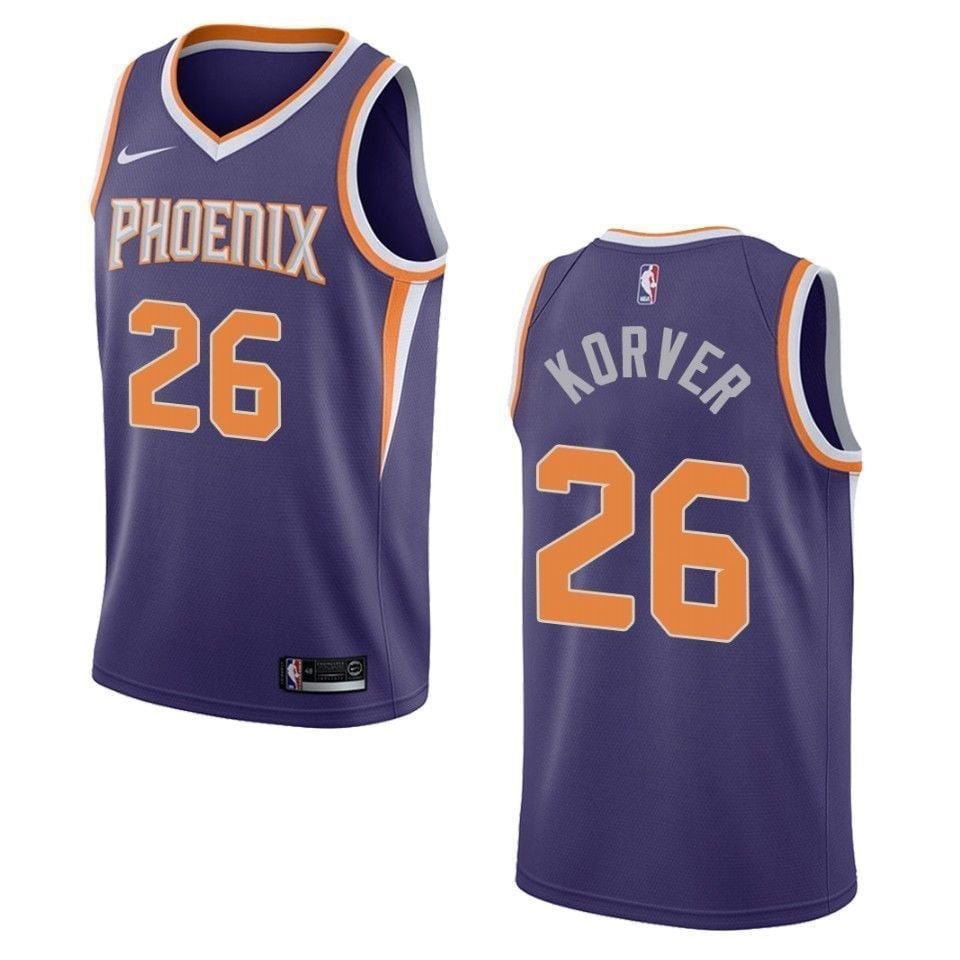 Men's Phoenix Suns Kyle Korver Icon Swingman Jersey Purple Size S-3XL