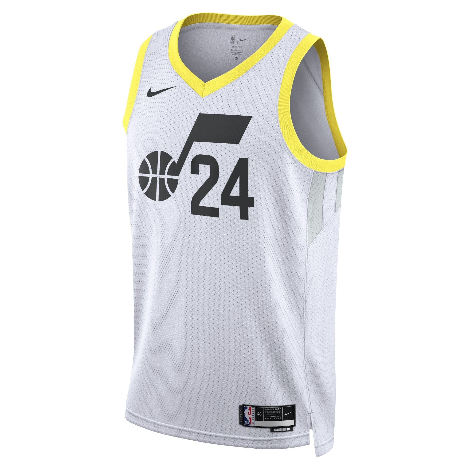 Utah Jazz Association Edition Swingman Jersey White Walker Kessler Unisex