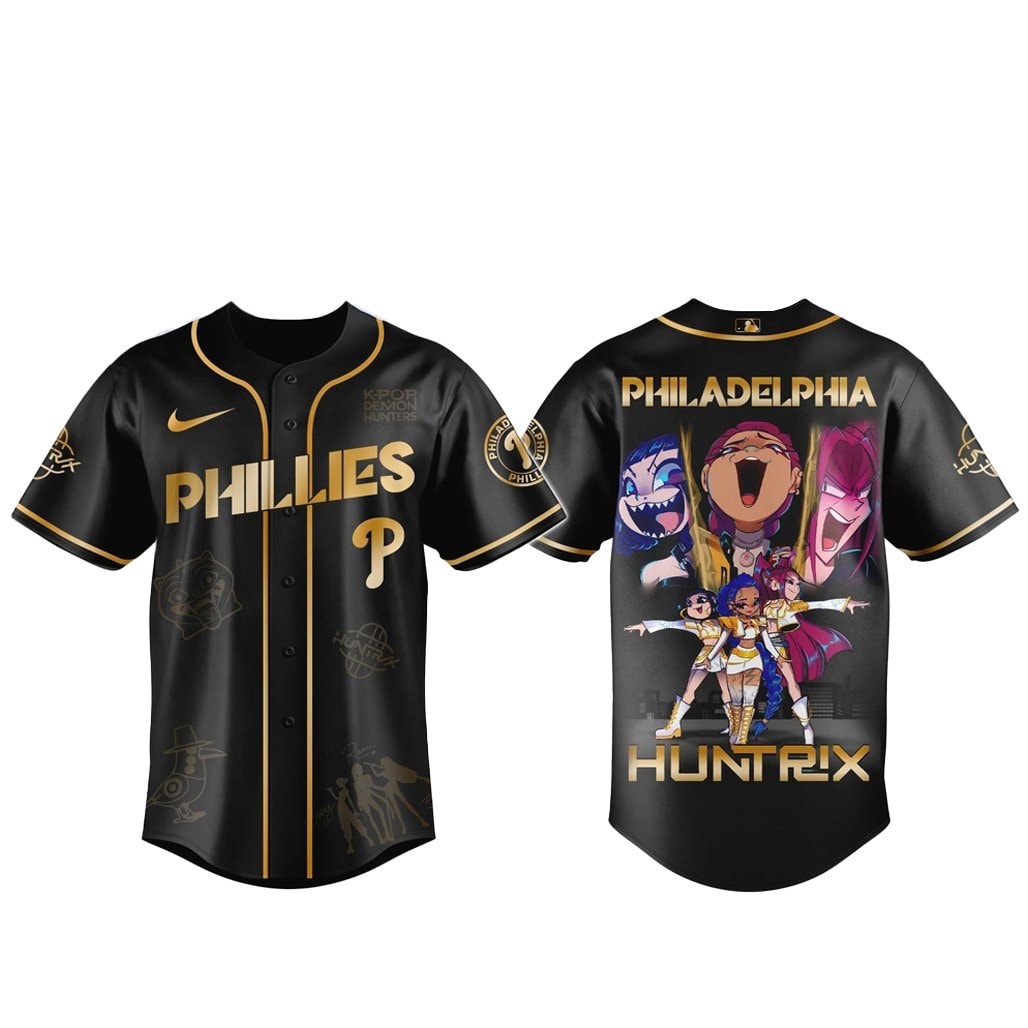 Baseball Team x Kpop Demon Hunter 2026 Golden Baseball Jersey