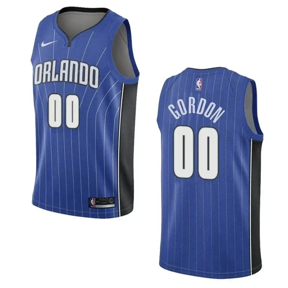 Men's Orlando Magic Aaron Gordon Icon Swingman Jersey Blue - 100% Polyester