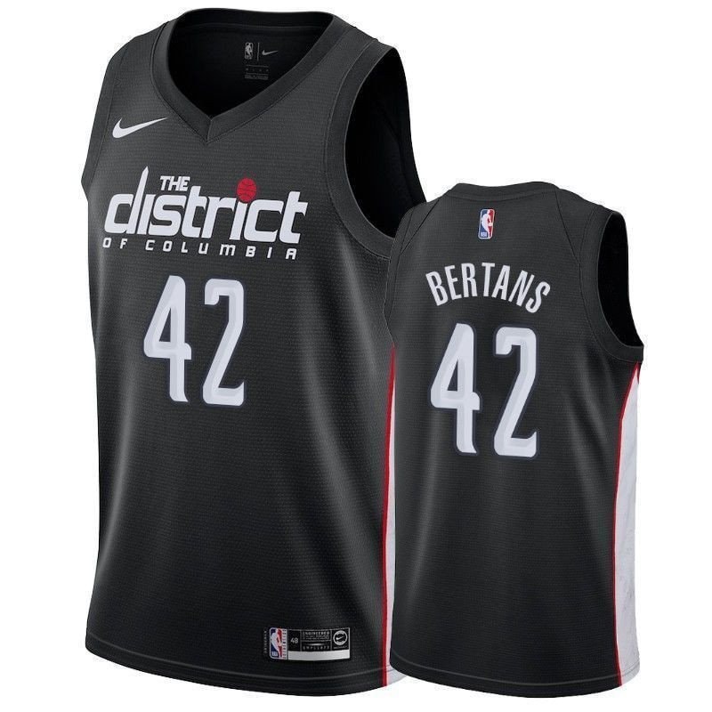 Men's Washington Wizards Davis Bertans 42 City Edition Jersey Multicolor S-3XL
