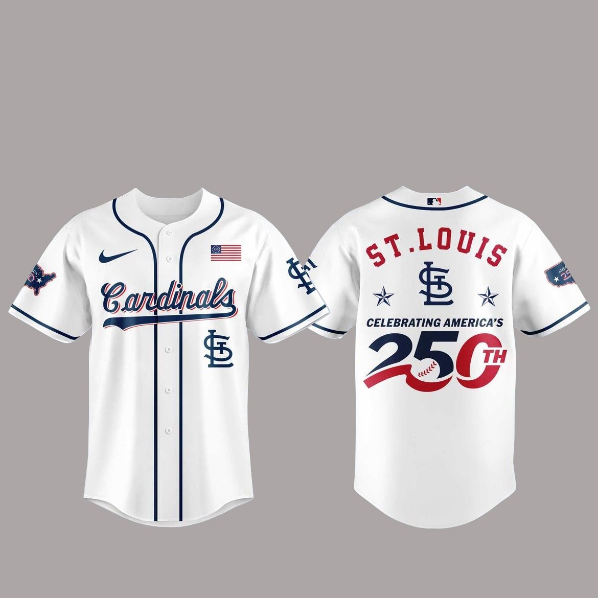 St.Louis Sports Team America 250th Anniversary Of USA 2026 Baseball Jersey