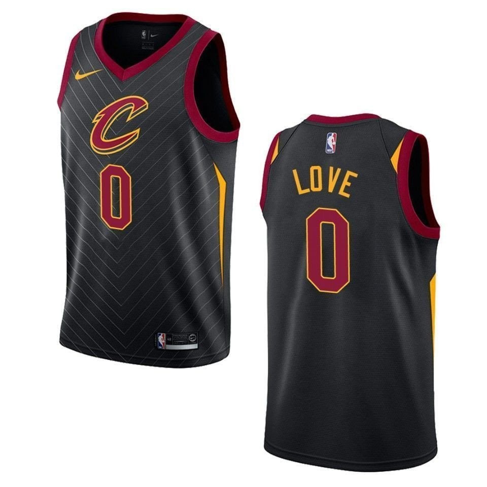Men's Cleveland Cavaliers Kevin Love Statement Swingman Jersey Black S-3XL