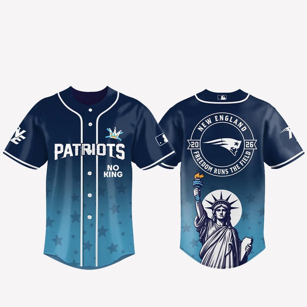 Football Team 2026 No Basketball Team Freedom Runs The Field Baseball Jersey