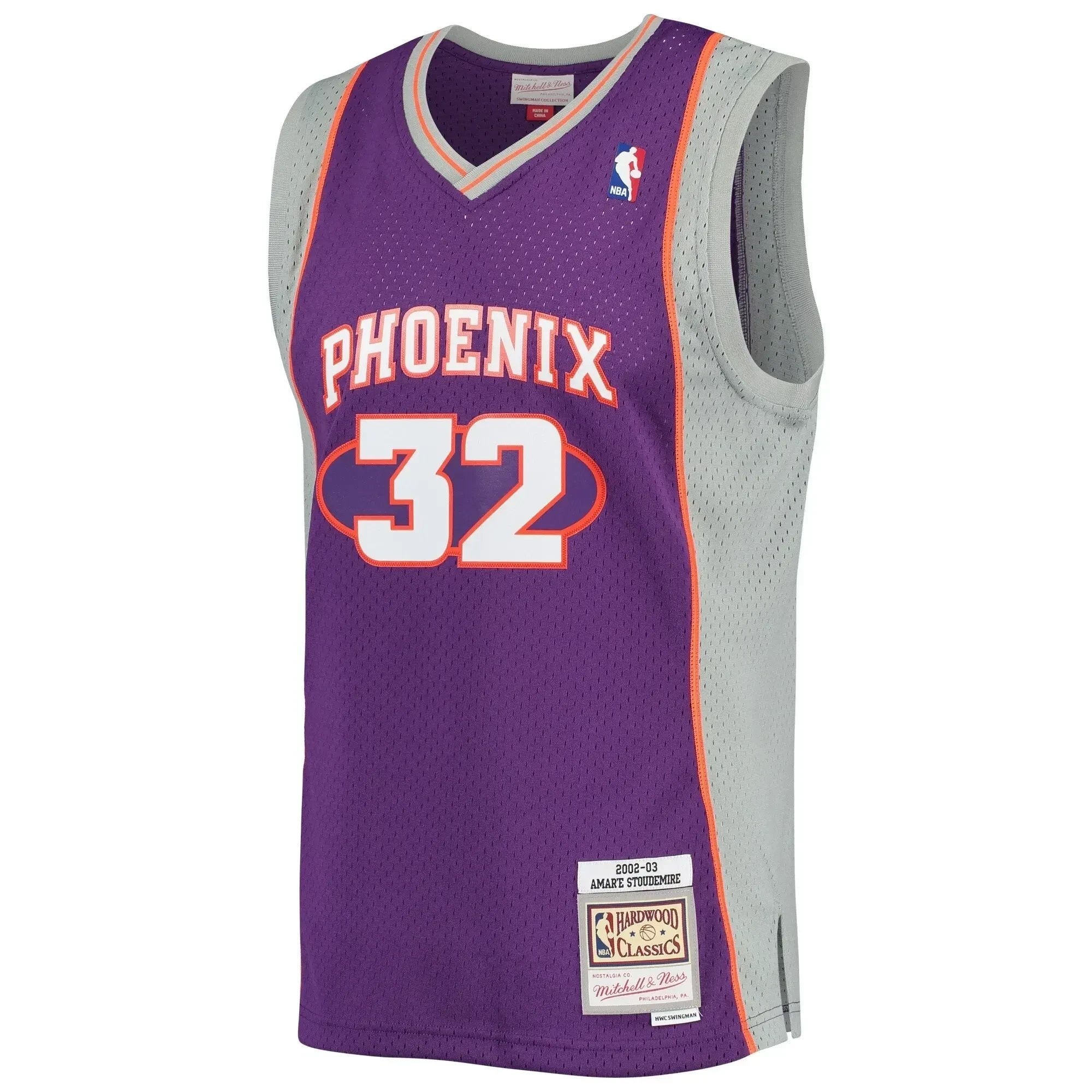 Amar'e Stoudemire Phoenix Suns Mitchell Ness 2002-2003 Hardwood Classics Swingman Jersey - Purple