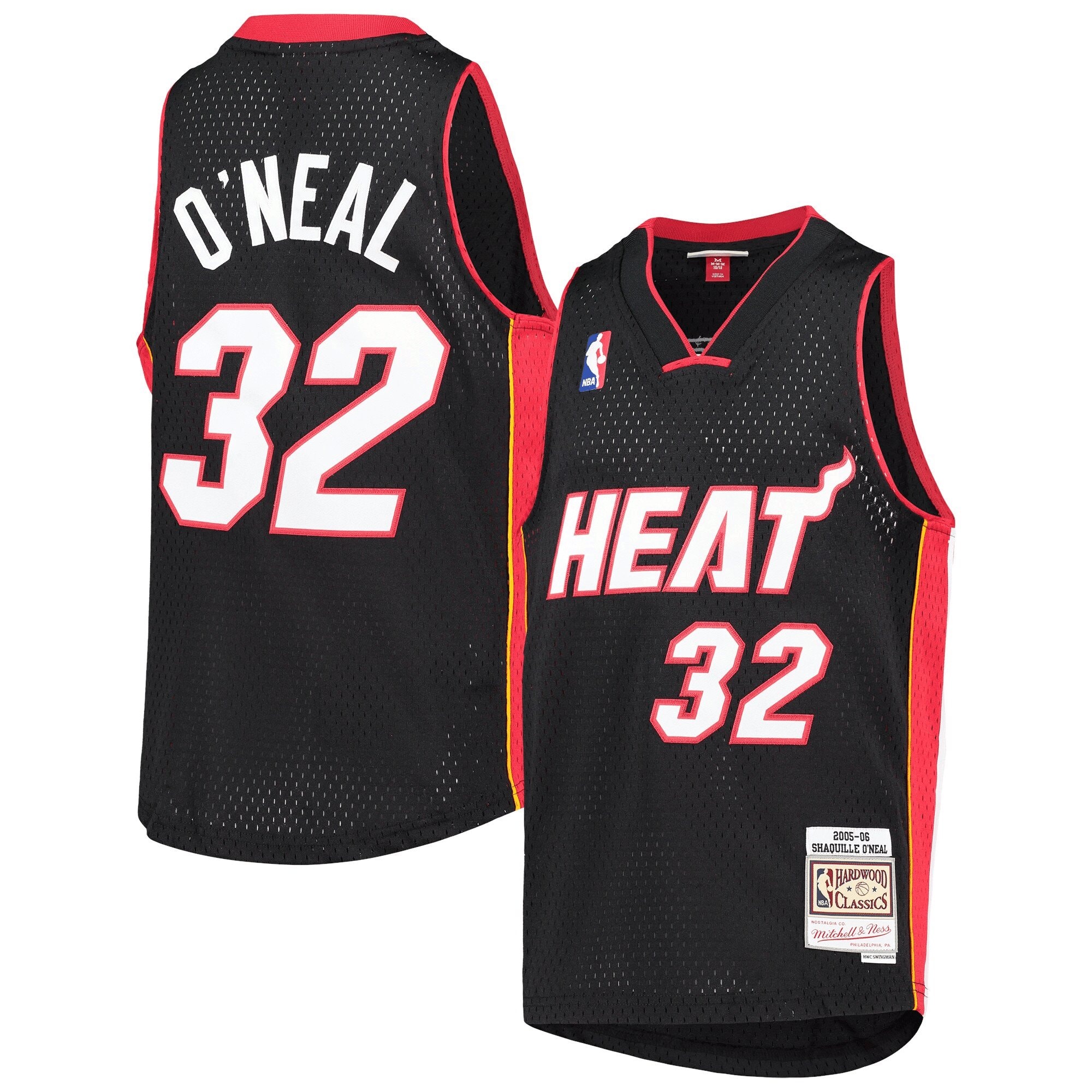 Shaquille O'Neal Basketball Team Mitchell & Ness Big & Tall Hardwood Classics Swingman Jersey - Black Jersey