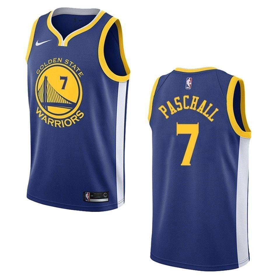 Men's Golden State Warriors Eric Paschall 7 Icon Swingman Jersey Royal