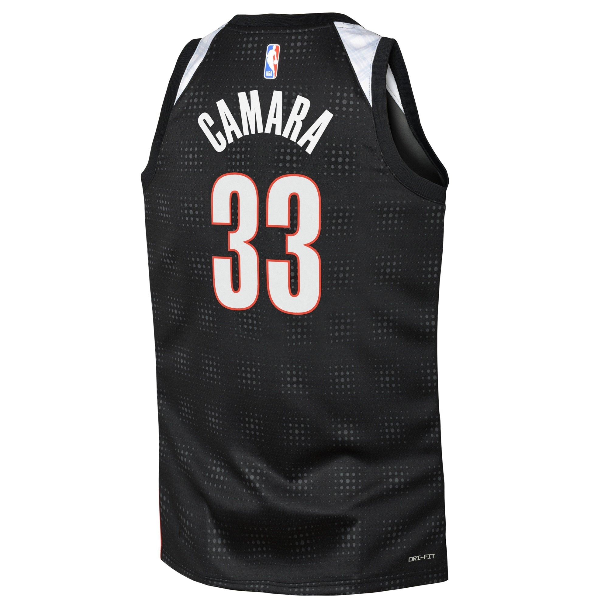 Portland Trail Blazers City Edition Swingman Jersey 2024 Black Toumani Camara Youth