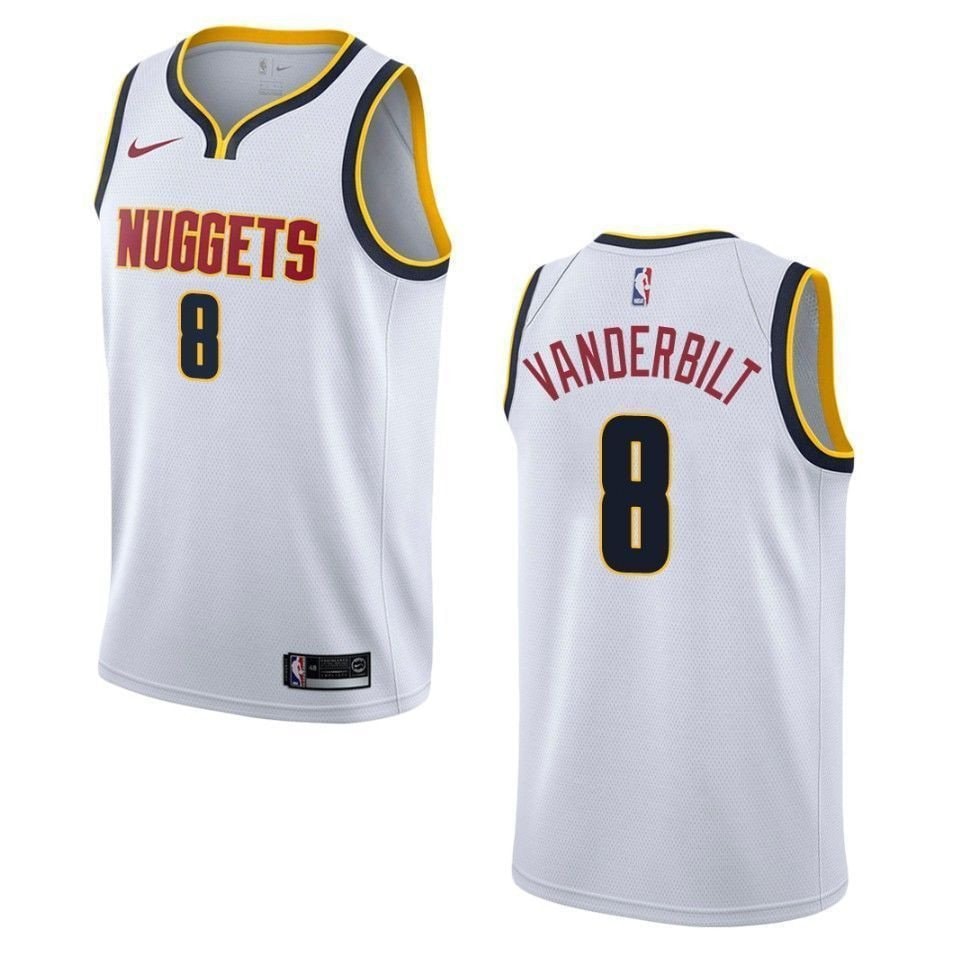 Men's Basketball Team 8 Jarred Vanderbilt Association Swingman Jersey - Wihte